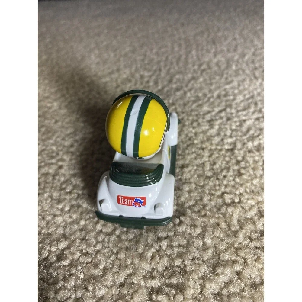 Vintage Ertl Green Bay Packer Die-Cast Goaline Bopper Car Bobblehead NFL ~3.25”